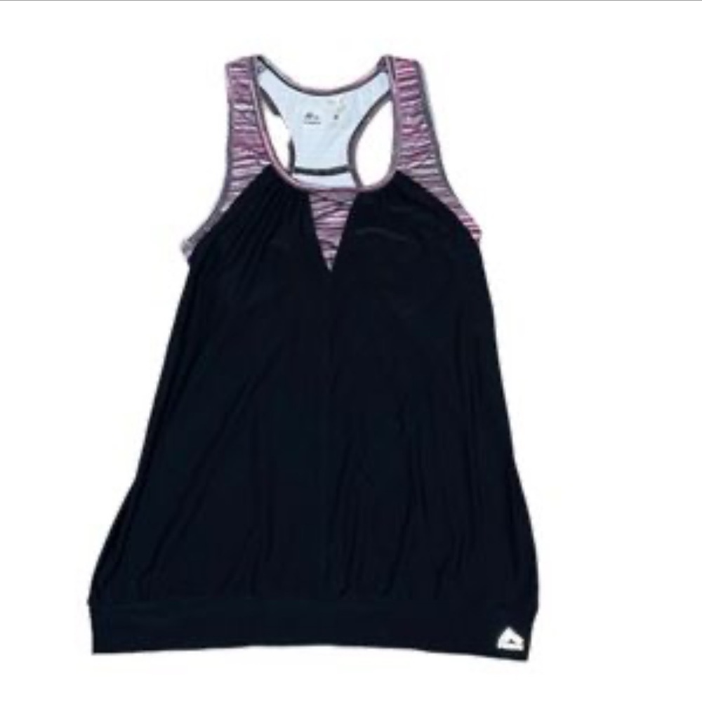 Reebok exercise  top with built in bra, size small